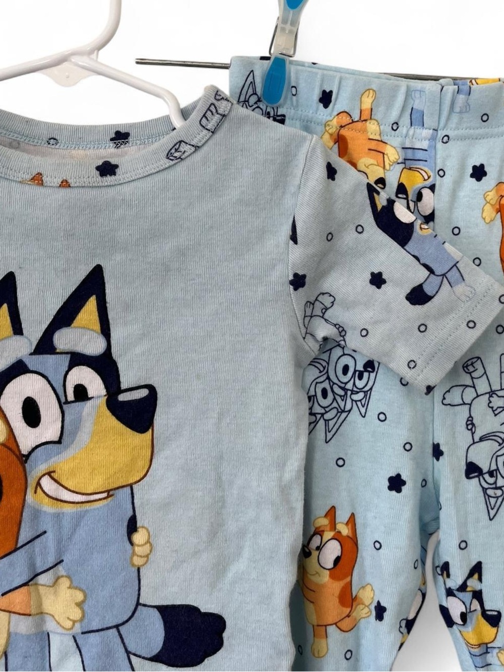 Toddler Unisex 4T Bluey 2 Piece Short Sleeve Pajama Set Bluey Bingo Graphic - Picture 4 of 8